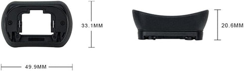 ZEZEFUFU A7 A7 A7 Replacement Silicone Camera Eyecup Eyepiece Viewfinder Protector Parts for Sony II III Accessory