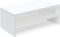 TEAMIX 2 Tier White Monitor Riser Stand, Wood Desktop Stand with storage