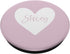 Stacey Pink Name Heart Love Woman Girl Friend Personalized PopSockets Standard PopGrip
