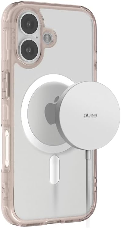 PLES Case LEPI Air Layer Magnetic Case, Compatible with iPhone 17, MagSafe, Clear,