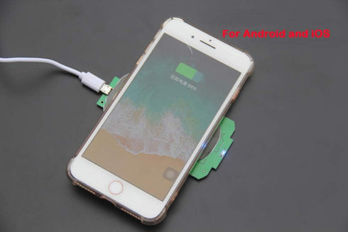 Taidacent Three Coils Wireless Charger PCBA QI Standard, DIY High Power 9V1.5A Wireless Charging Transmitter Module