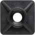 Maxxima 0.75 Inch Zip Tie Mounts - Black, 200 Pack, Cord Management Desk Cable Organizer with 3M Tape