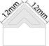 3L Scrapbook Adhesives Self-Adhesive Creative Paper Photo Corners, Gold, 108-Pack