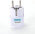 ANRANK UE3360AK 2 Packs Universal AU US UK to EU Europe Plug AC 250V Power Travel Adapter, White