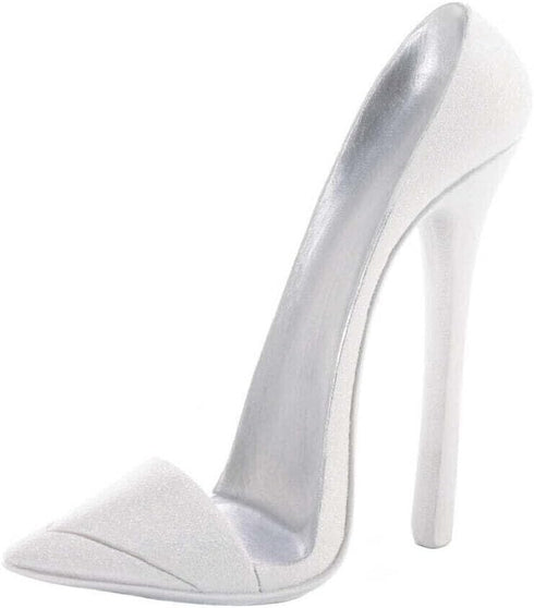 Dazzling White Shoe Phone Holder, Dimensions 6x2.5x5.25