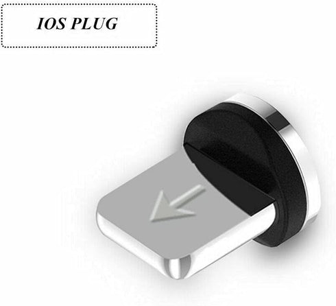 9 Pack Magnetic Phone Cable Adapter Connector Tips for iPhone, Huawei, Samsung, Android Mobile Phone