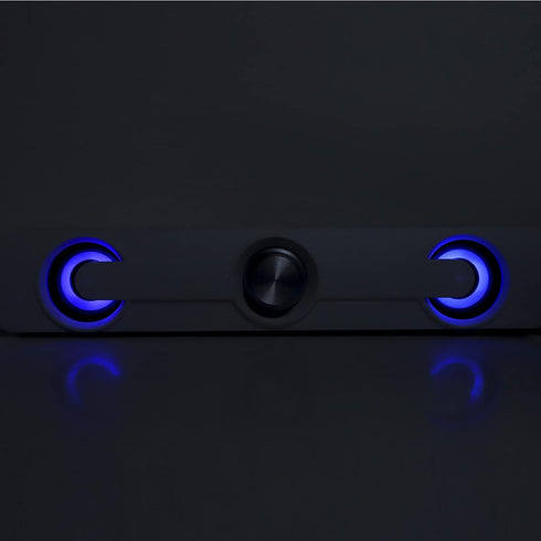 ASHATA 2 3W, Computer Speakers, Subwoofer Soundbar Speaker for Laptop Computer, Channel Bass Speaker Computer Sound