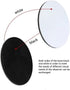 1pc Stereo Microscope White Black Working Board Bottom Working Stage Round Plastic Plate Diameter 60mm 95mm 100mm (Color : 60mm Black White)