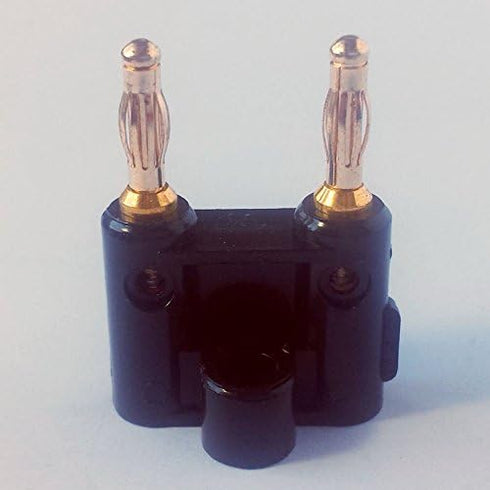 CESS Dual 2-Way Speaker Banana Male Plug Cable Connectors, 10 Pack of Banana Dual Plugs
