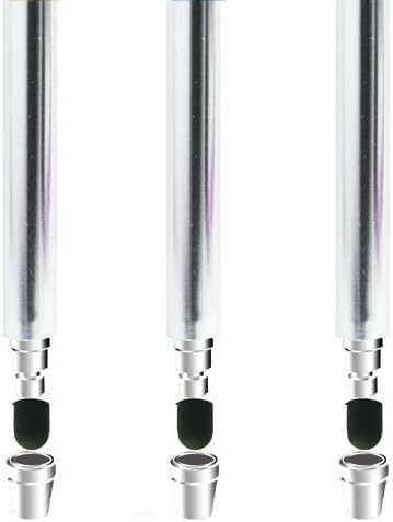 The Friendly Swede 3pcs High Precision Stylus Pens for Touch Screens, 5.5" with Replaceable Thin-Tip, Lanyards &