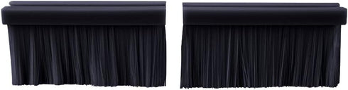 Construct Pro WideMouth Single-Gang D cor Brush Plate (Black Plate w/Black Brush)