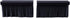 Construct Pro WideMouth Single-Gang D cor Brush Plate (Black Plate w/Black Brush)