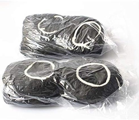 100 Pack Black Stretchable Headphone Ear Covers, Sanitary Non-Woven Headset Covers for Gaming Headphones