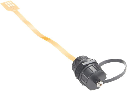 Plinkwirekb IP67 (Plastic,0.3M/1FT) Waterproof Micro SIM Extension Cable Panel Mount Male to Female Extender FPC Flex