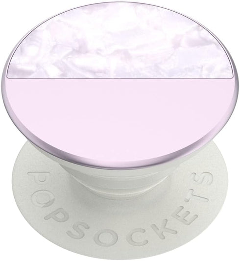 PopSockets Phone Grip with Expanding Kickstand, Chrome PopGrip - Lilac