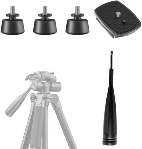CAMBOFOTO SAB265B Accessories, 1 Handle, 3 Mats, 1 QR Plate