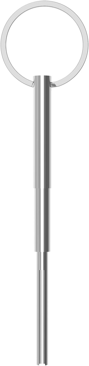 Headphone Plug Extraction Tool with Key Ring and Cleaning Brush, Remove Broken Headphone Plug from Mobile Devices