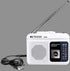 Retekess TR606 Cassette Tape Player, Recorder with Built-in Speaker, AUX Jack, AM FM Radio, White