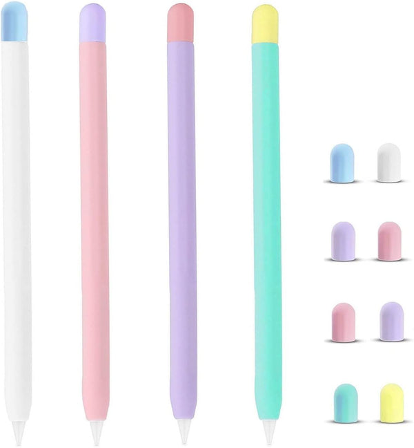 JNSA 4 Pack iPencil 1 Sleeve Cover Silicone Holder Compatible with Apple Pencil