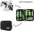Portable Storage Case for Mobile Phone Hard Drive Cords USB Cables Charger Organizer, 1pack Travel Electronics Cable