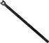 Eowpower 50 12 inches 1/2 inch Pieces Black x Reusable Cable Ties Microfiber Cloth Hook and Loop Straps Network Wire