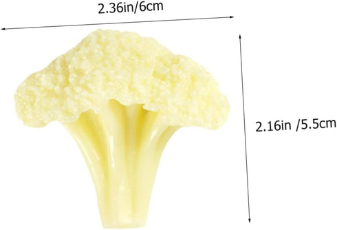 Unomor Realistic Fake Cauliflower Model for Display and Decor