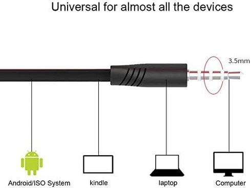 Earbuds Replacement for Kindle Fire, Compatible with Kindle eReaders, Fire HD 8 HD 10, Kindle Voyage Oasis, Wired