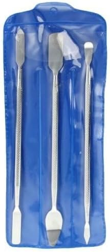 Metal Spudger Set, Universal 3pcs/set Dual Ends Spudger Kit, Metal Pry Tool for Tablet and Smart Devices