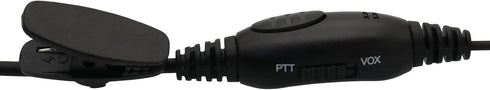 Overhead Headsets Headphones with VOX-PTT Boom Mic, Compatible with Kenwood Puxing Quansheng Wouxun HYT Nexedge Two Way