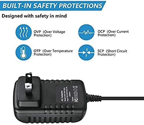 Marg H10CP ZSH10CP MP3 Compatible Replacement AC DC Adapter for Sony ZS Radio CD Player Boombox Power Cord
