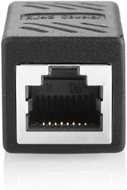 2Pcs RJ45 Coupler Connector, Cat6A Network LAN Ethernet Cable Extension Adapter for Cat7/Cat6a/Cat5e