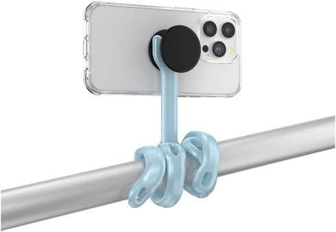 PopSockets Flexible Phone Mount & Stand - Universal Device Tripod Mount, Blue Sigh