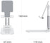 Essential Aura 16 15 14 13 12 11 S25 S24 Premium Adjustable Cell Phone Stand, Foldable Desk Phone Holder for iPhone Pro