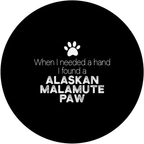 Hand Alaskan Malamute Paw Dog PopSockets Swappable PopGrip for Dog Owners