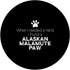 Hand Alaskan Malamute Paw Dog PopSockets Swappable PopGrip for Dog Owners