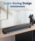 Yoidesu 3.5mm Soundbar,USB Wired SoundBar,Music Player with Bass Surround,Stereo USB Powered Mini Soundbar Speakers