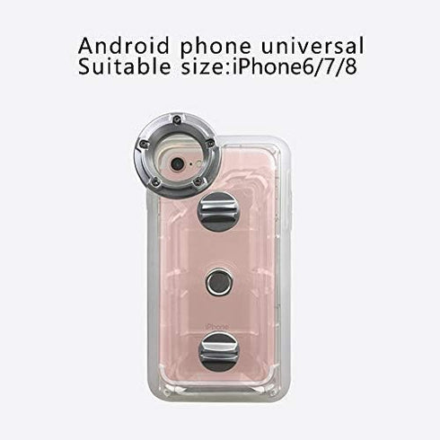 Underwater Photography Waterproof Phone Case Pouch for iPhone 6/7/8, Enhanced Dry Bag with Armband IPX8 Certified