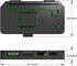 Compact Raspberry Pi Zero Protective Case, Black Carbon Fiber Look