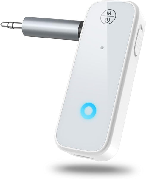 KeeKit Bluetooth 5.0 Receiver, AUX Bluetooth Adapter for Car and Home Stereo, Supports Hands-Free Calls for Headphones