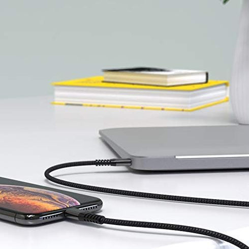 IFLASH 3ft USB-C Charging/Data Cable for iPhone 12/11/11 Pro/11 Pro Max/X/XS/XR/8 & iPad 8th 2020, Power Delivery