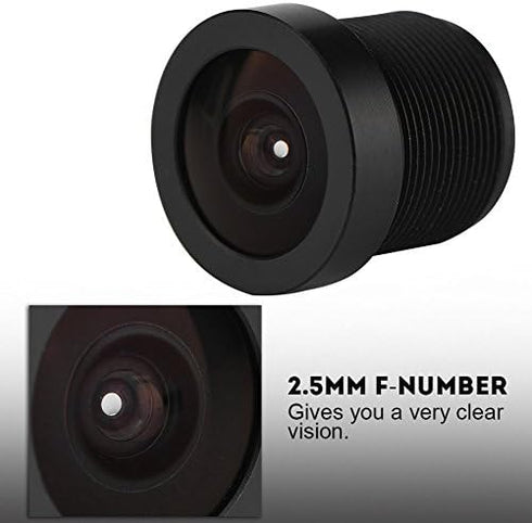 CCTV Camera Lens, 2.1mm 150 Wide Angle M12*0.5 IP Camera Lens for 1/3'' & 1/2.9'' CCD Chips