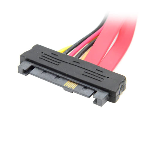NFHK SAS Hard Disk Drive SFF-8482 SAS Cable, 29Pin Male to Female Extension Cable 0.5m with Power