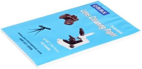 OMAX A99CPB100 Microscope and Camera Optical Lens Cleaning Paper - 100 Sheets