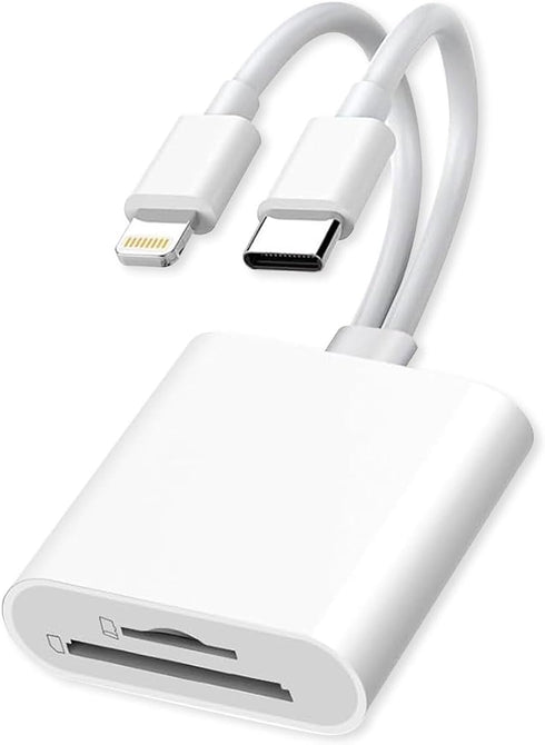 DKQRCSL SD Card Reader USB C for iPhone, iPad, SD Card Adapter for