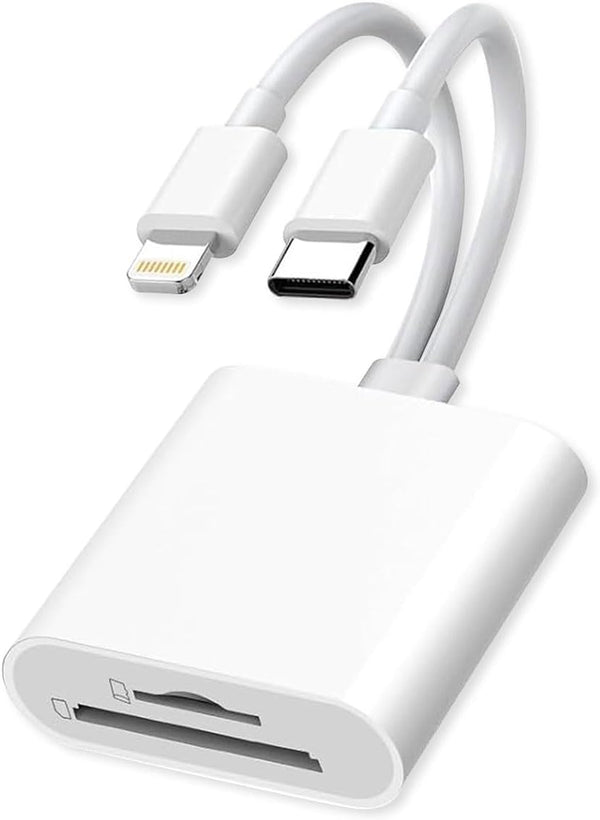 DKQRCSL SD Card Reader USB C for iPhone, iPad, SD Card Adapter for
