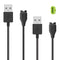 Kissmart Charger for Garmin Venu Sq 2/2/2 Plus/2S/3/3S - Charging Cable Cord with Green Anti Dust Plug (2Pack, 3.3ft)