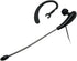 Wired Mono Single Headset Earphone with Bendable Boom Arm Mic, Adjustable Ear Angle, 15mm Driver, 3.5mm TRRS Plug