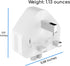 Replacement UK AC Adapter Wall Plug Duckhead, Universal Power Charger Travel Adapters for MacBook, iPhone, iPad (1)