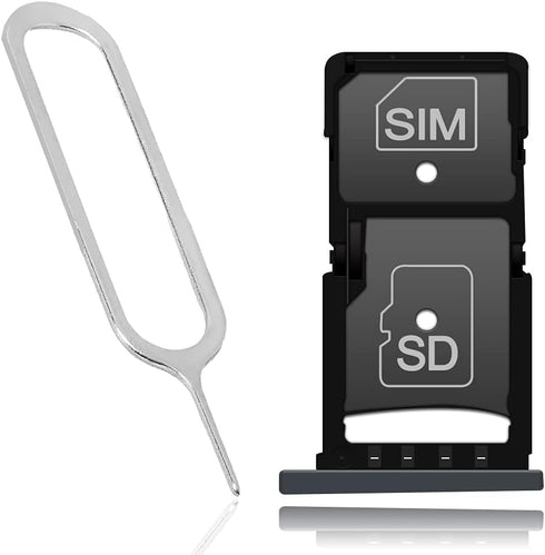 AceSoft Rubber Waterproof Premium Durable SIM and Memory Card Tray Holder w/SIM Card