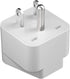 TEWOXIN 10PCS Plug,3-Prong 5-15P,10A/250V UK/AU to USA Travel Adapter Grounded NEMA Power Converter